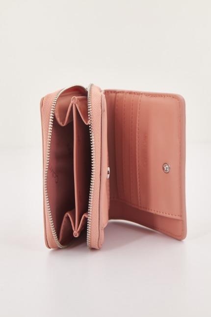 CALVIN KLEIN KK Z/A WALLET W/FLAP MD en color ROSA (3)