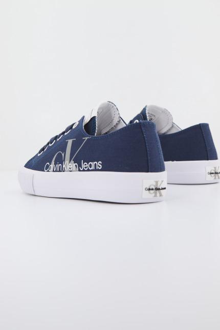 CALVIN KLEIN SNEAKER BASSA ALLACCIATA en color AZUL (4)