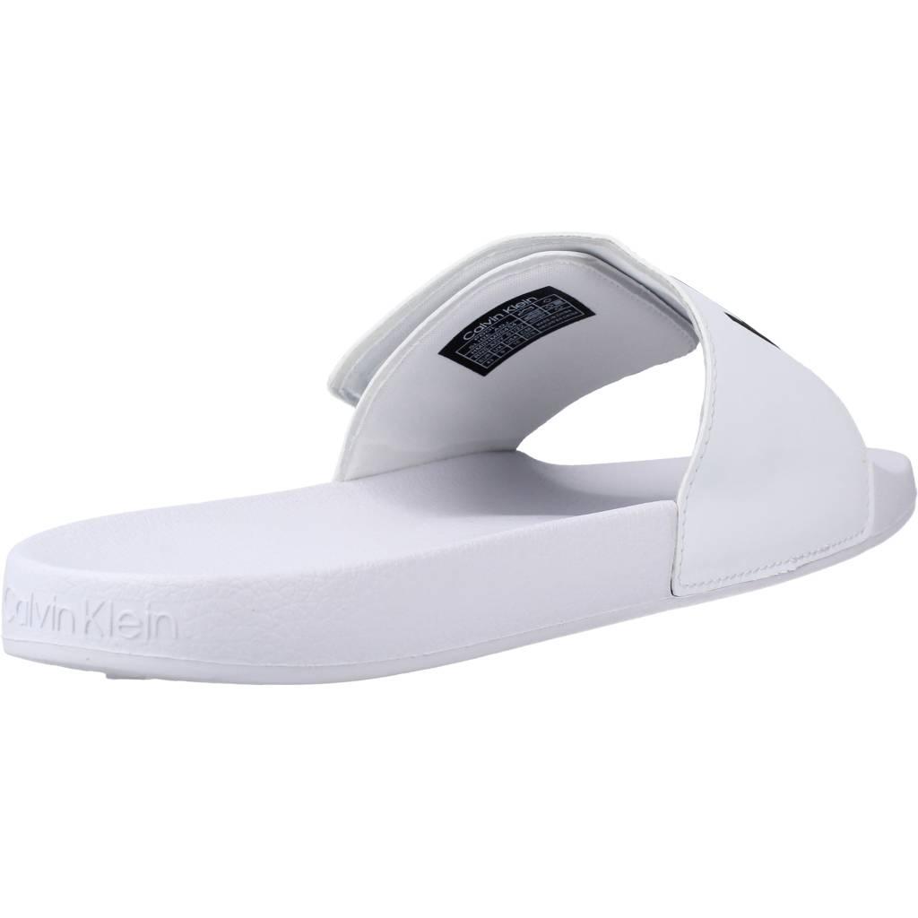 CALVIN KLEIN POOL SLIDE ADJ en color BLANCO (3)