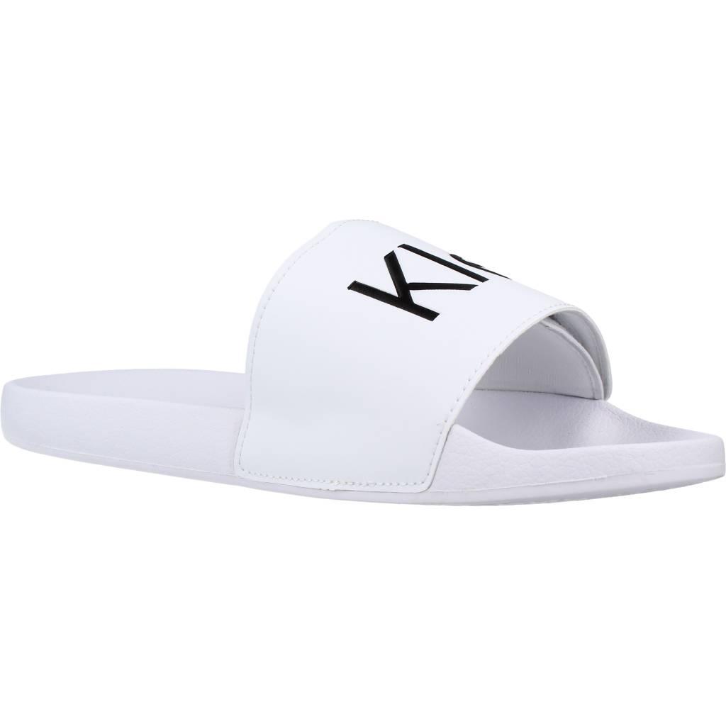 CALVIN KLEIN POOL SLIDE ADJ en color BLANCO (5)