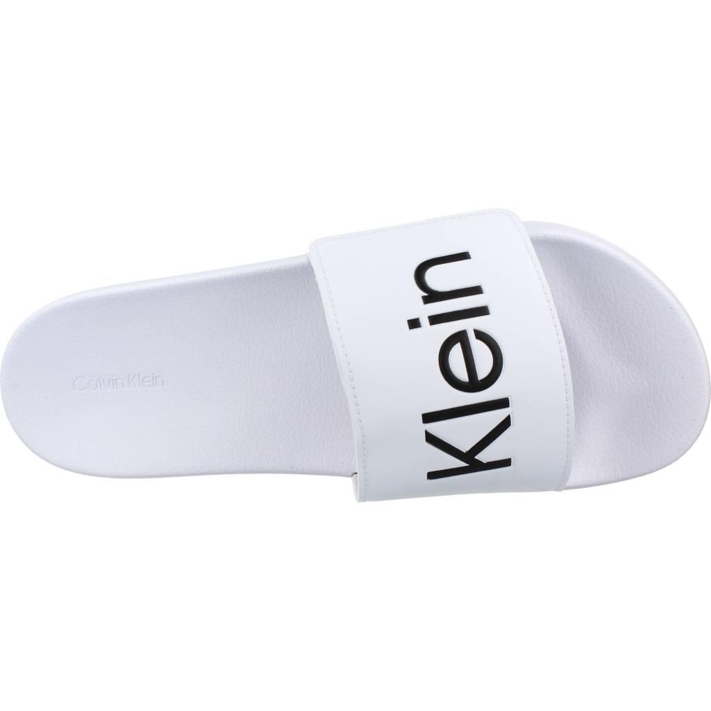 CALVIN KLEIN POOL SLIDE ADJ en color BLANCO (7)