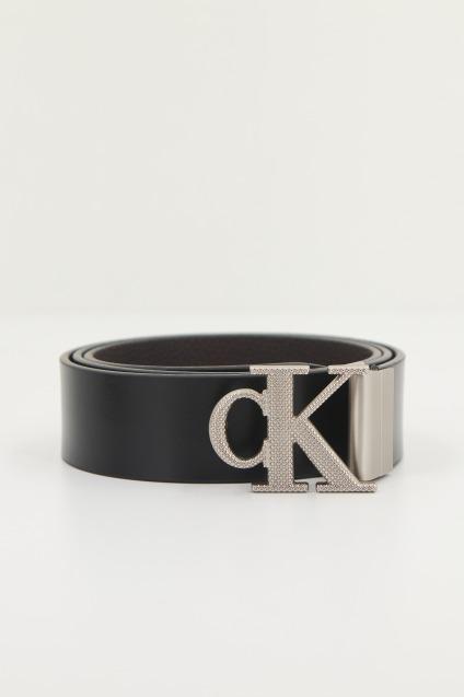 CALVIN KLEIN ROUND MONO PLAQUE REV BE en color NEGRO (1)
