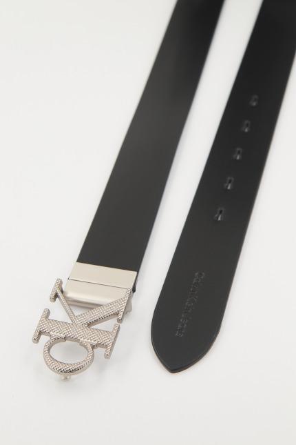 CALVIN KLEIN ROUND MONO PLAQUE REV BE en color NEGRO (3)