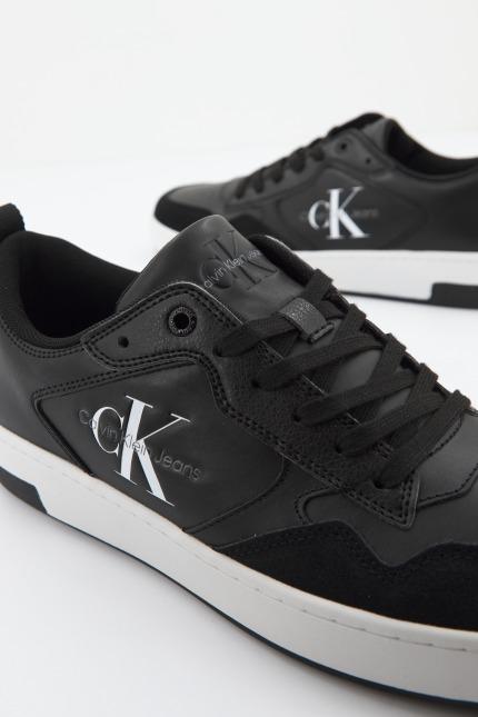 CALVIN KLEIN CUPSOLE LOW LTH MONO en color NEGRO (4)