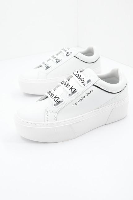 CALVIN KLEIN FLATFORM LOW en color BLANCO (1)