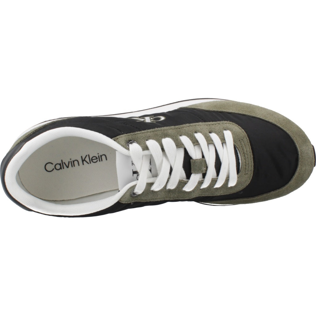 CALVIN KLEIN RETRO RUNNER ESS MIX MAT en color VERDE (7)