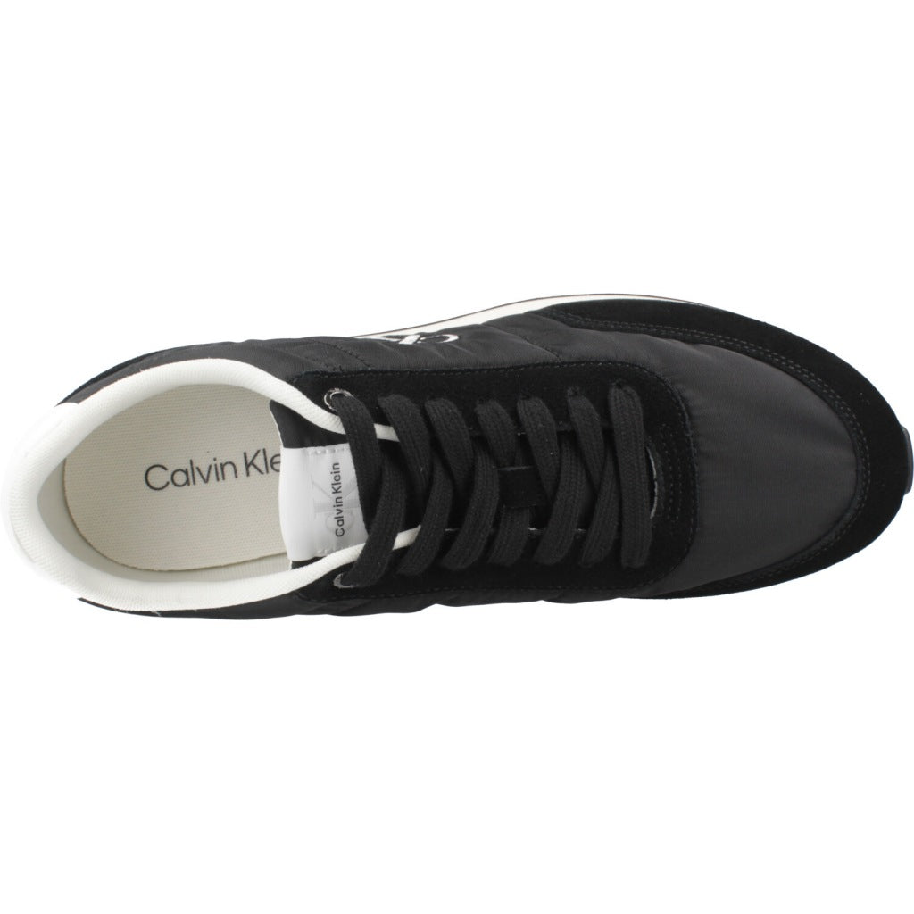 CALVIN KLEIN RETRO RUNNER ESS MIX MAT en color NEGRO (7)