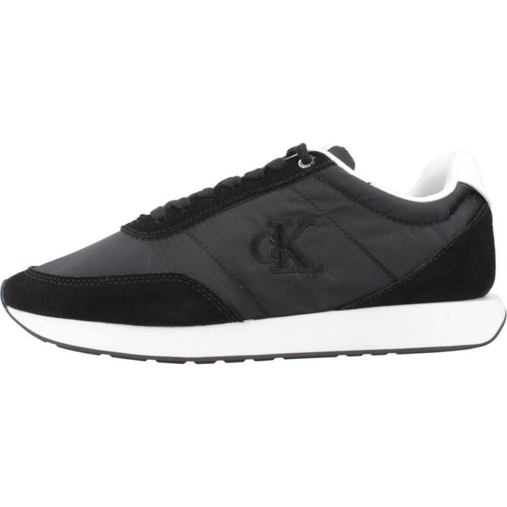 CALVIN KLEIN RETRO RUNNER LACE UP NY en color NEGRO (2)