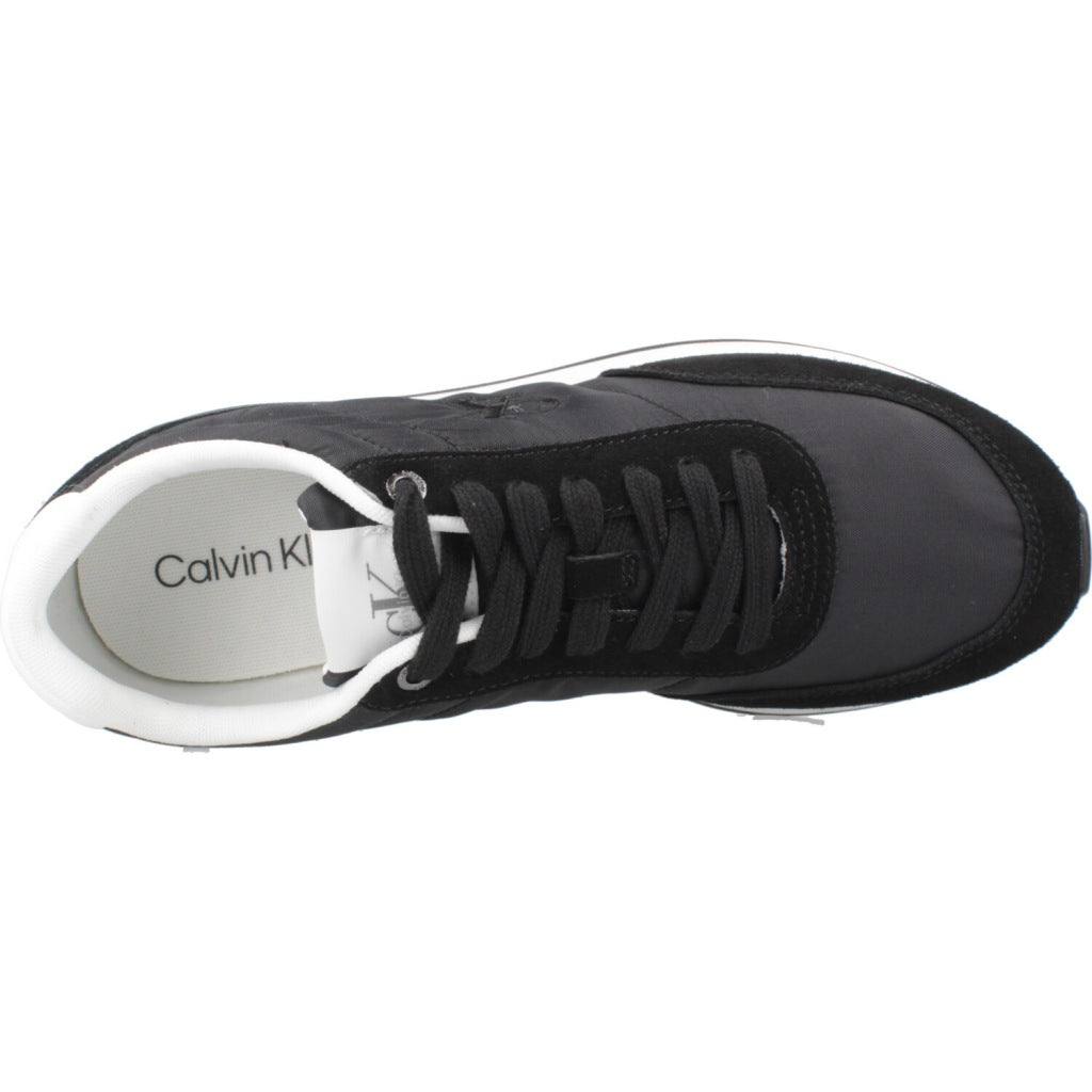CALVIN KLEIN RETRO RUNNER LACE UP NY en color NEGRO (7)
