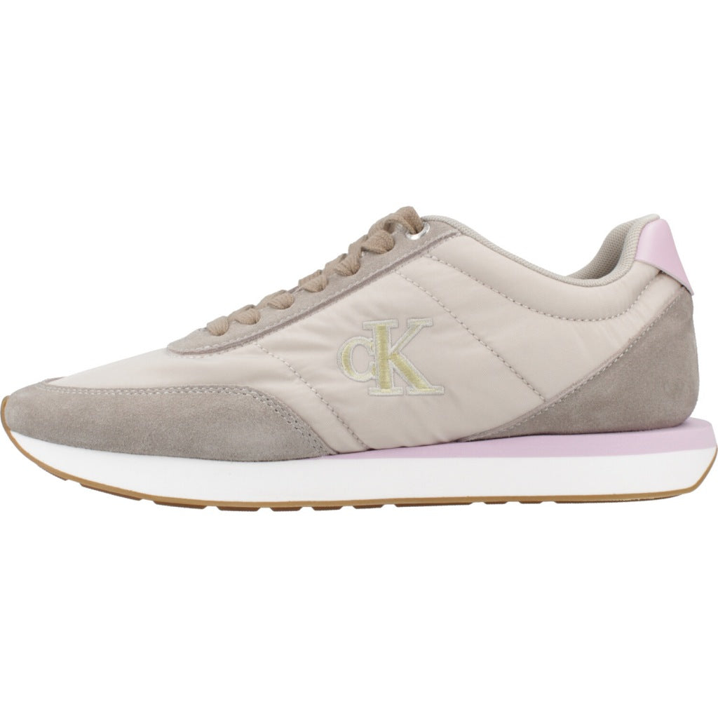 CALVIN KLEIN RETRO RUNNER LACE UP NY en color BEIS (2)