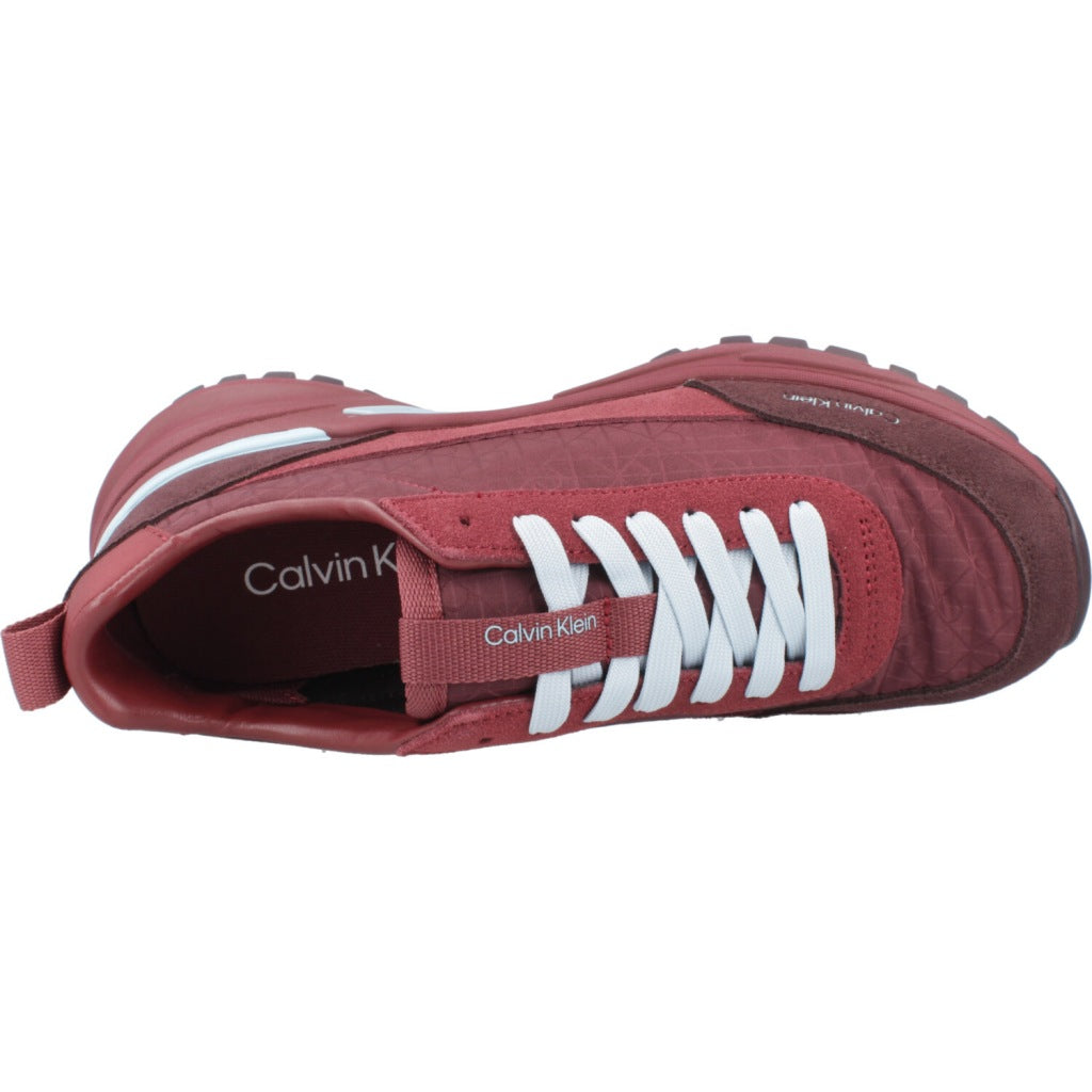 CALVIN KLEIN HIKE RUNNER CASUAL NY-SU en color BURDEOS (7)