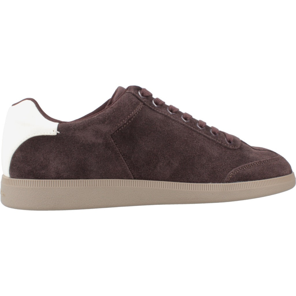 CALVIN KLEIN LOW CUPSOLE LACEUP SU en color MARRON (4)
