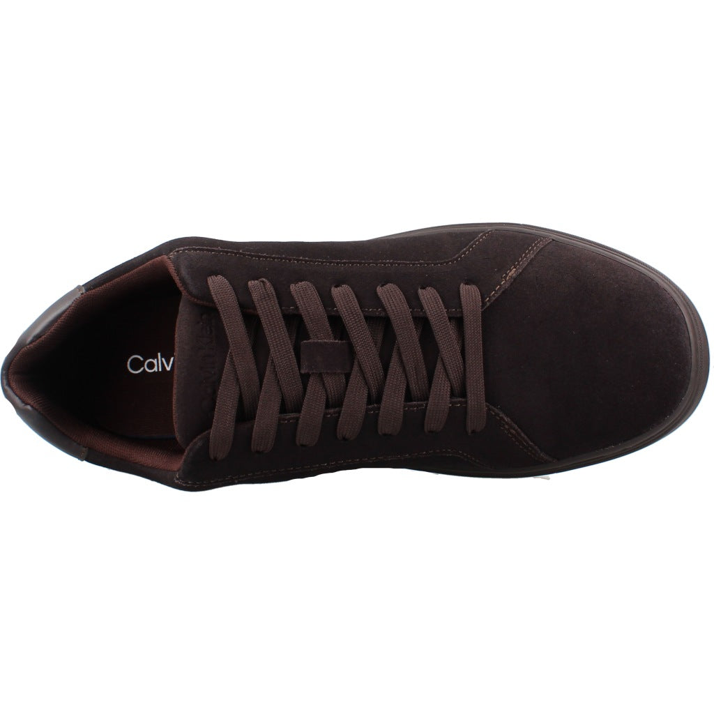 CALVIN KLEIN YMYM CLASSIC CUPSOLE LACEUP en color MARRON (7)