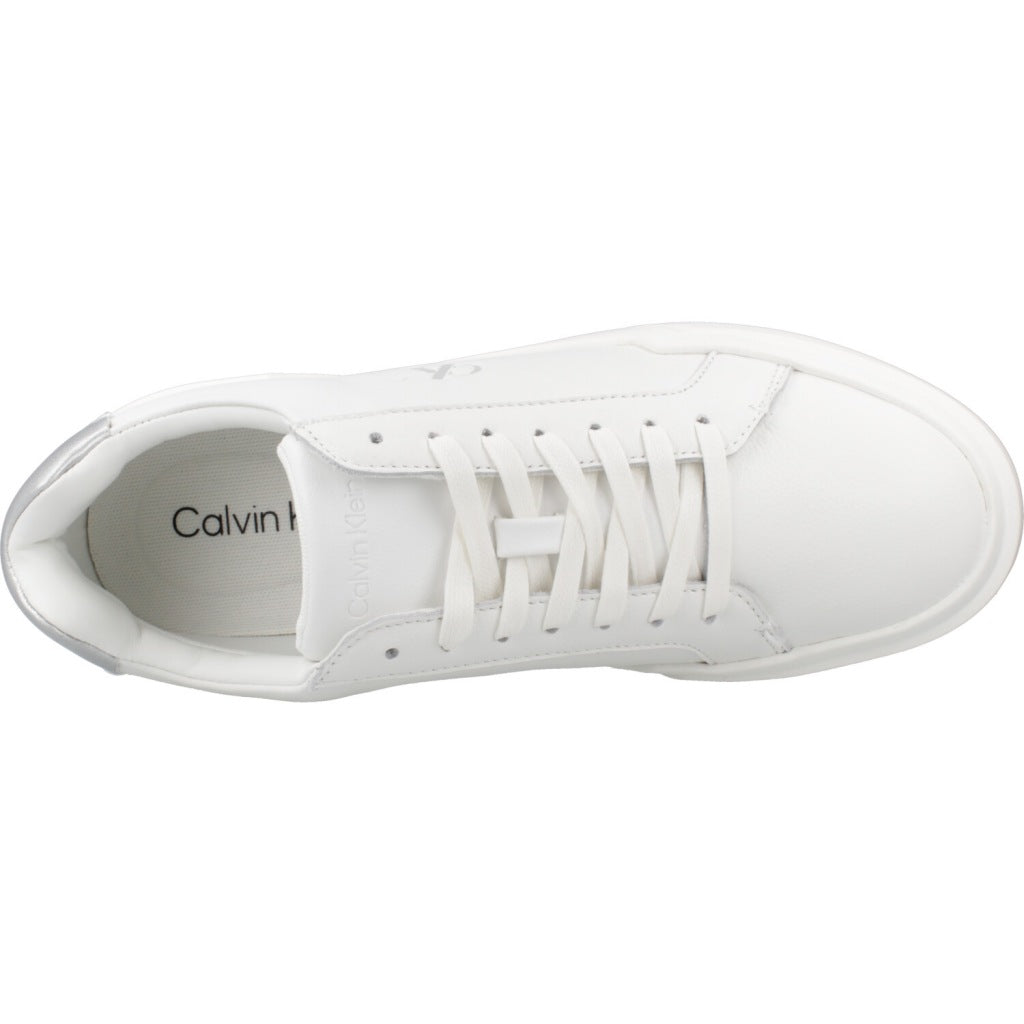 CALVIN KLEIN CHUNKY CUPSOLE LACEUP LT en color BLANCO (7)