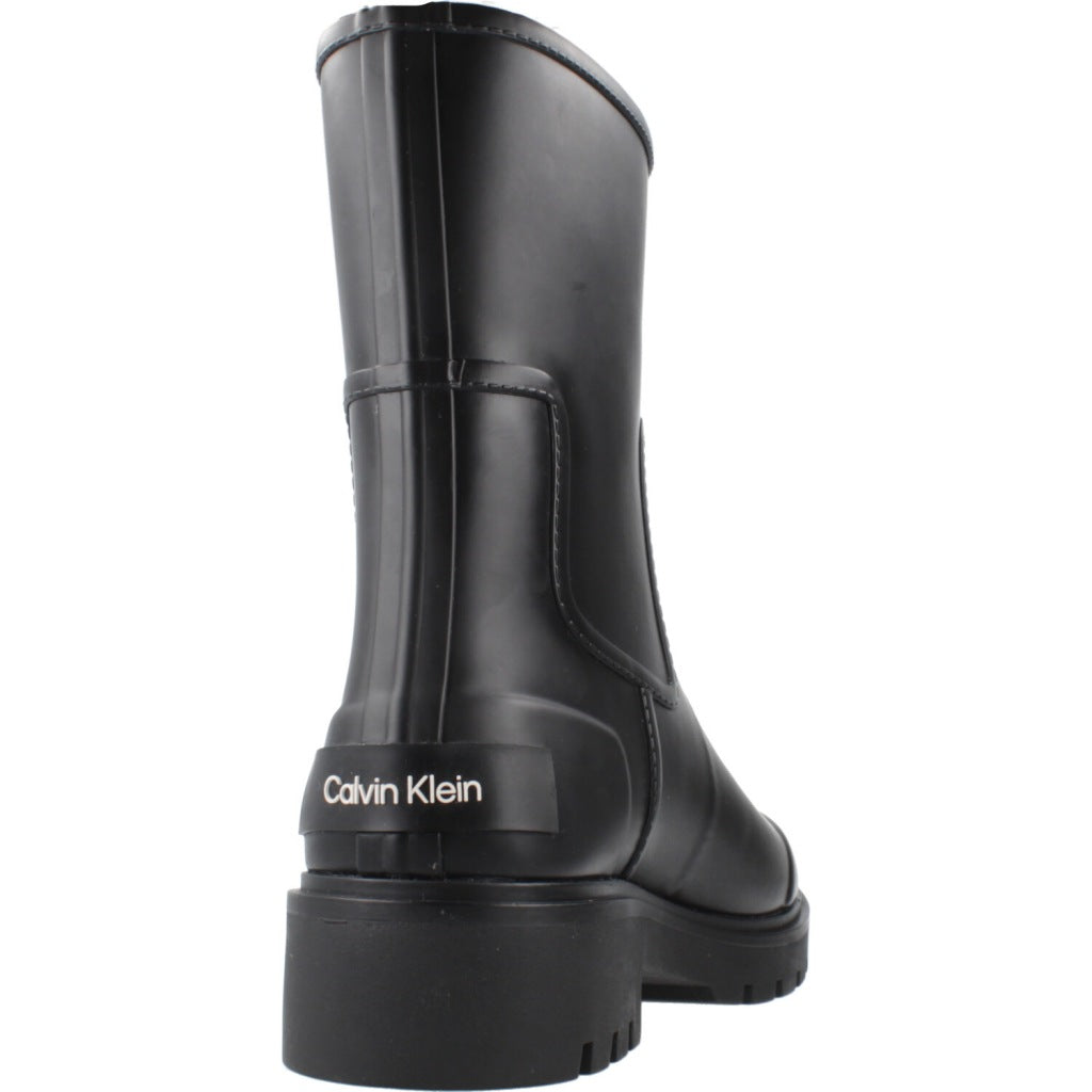 CALVIN KLEIN MID RAINBOOT RUBBER en color NEGRO (3)
