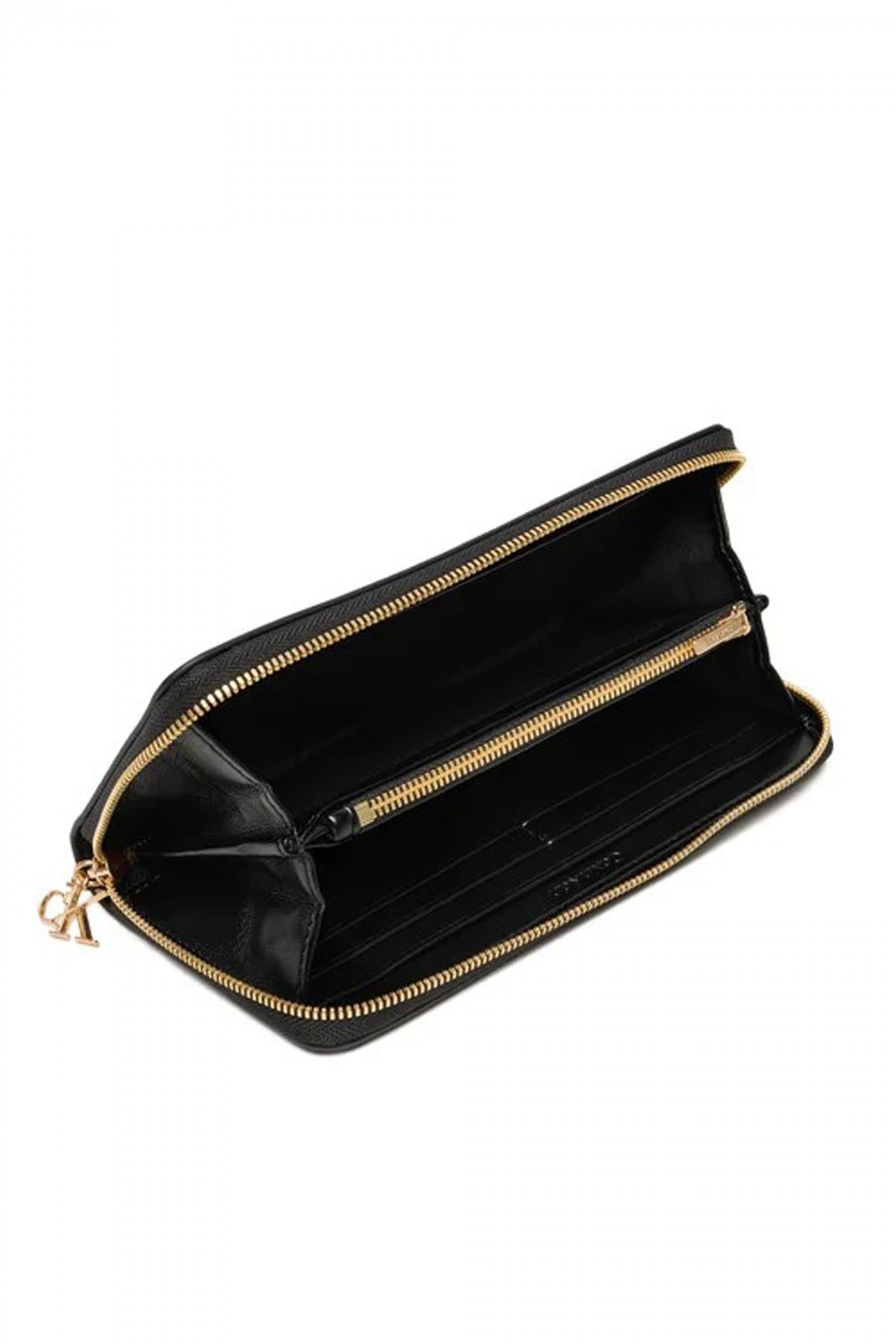 CALVIN KLEIN CK LARGE ZIP AROUND en color NEGRO (3)