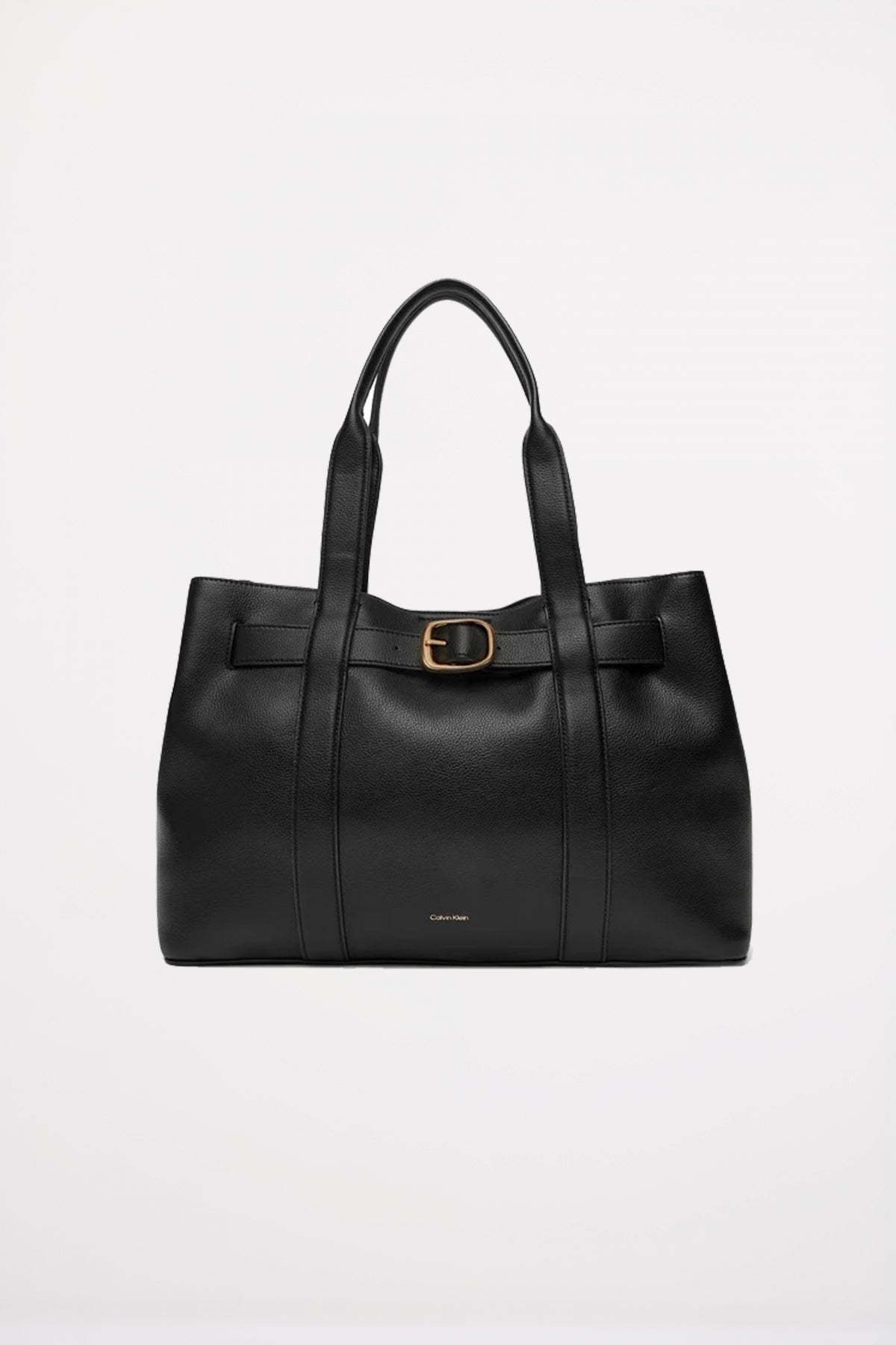 CALVIN KLEIN BUCKLE MEDIUM TOTE en color NEGRO (1)