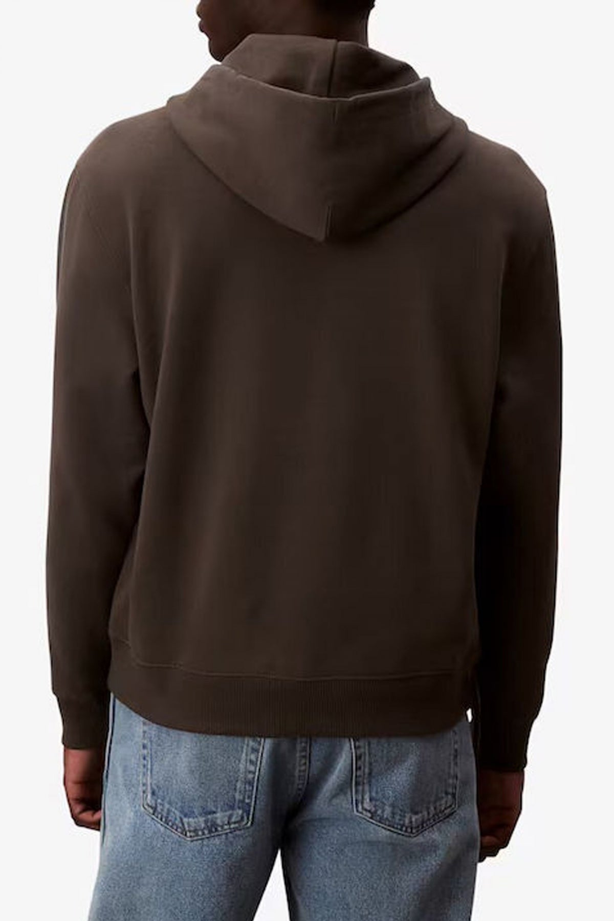 CALVIN KLEIN LS EU TERRY MICRO MON en color MARRON (2)