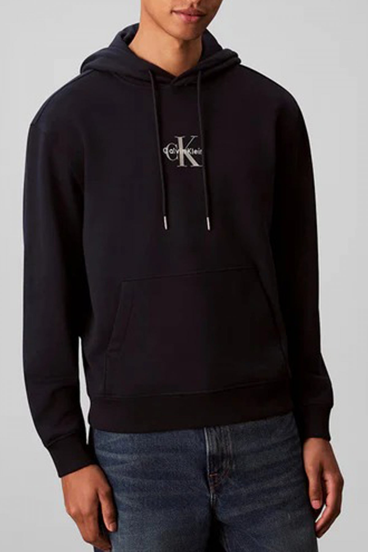 CALVIN KLEIN LS EU TERRY MICRO MON en color AZUL (1)