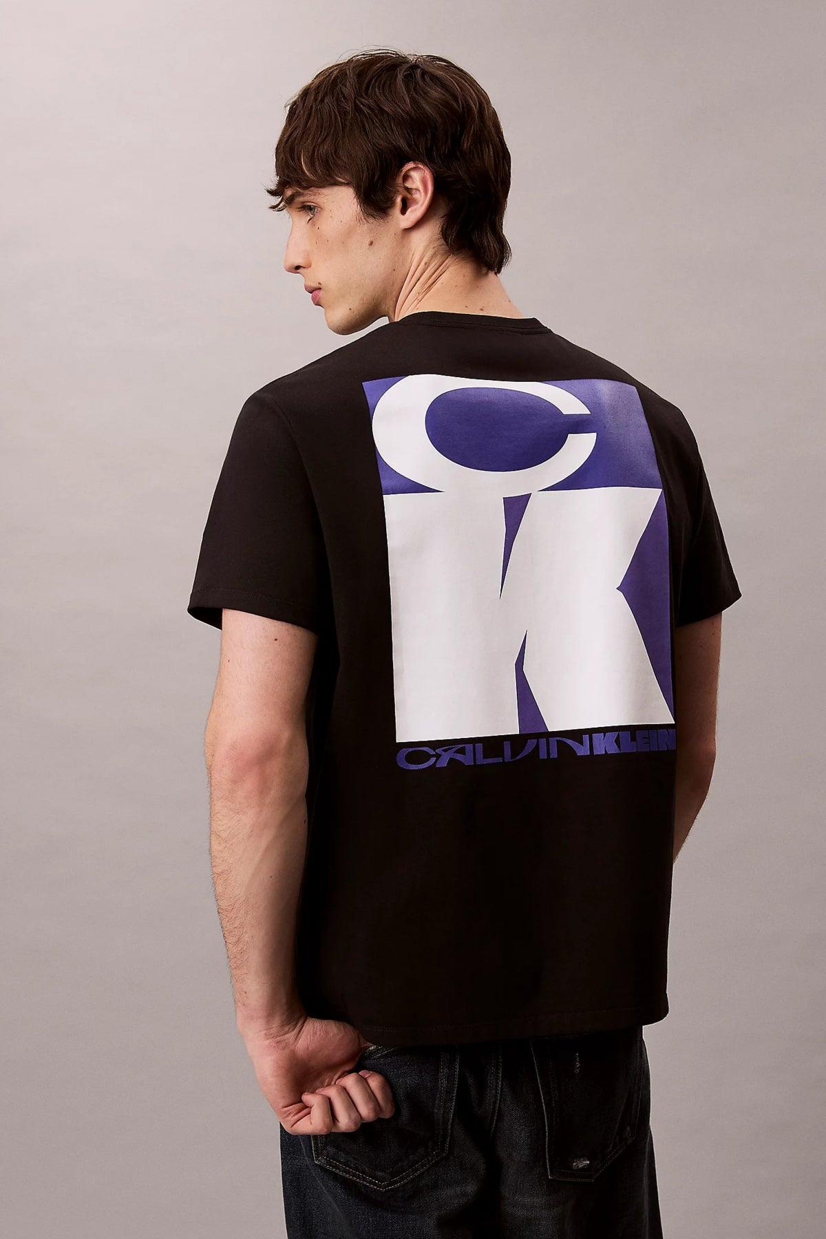 CALVIN KLEIN SS S TC CK STACK GRAPH en color NEGRO (3)