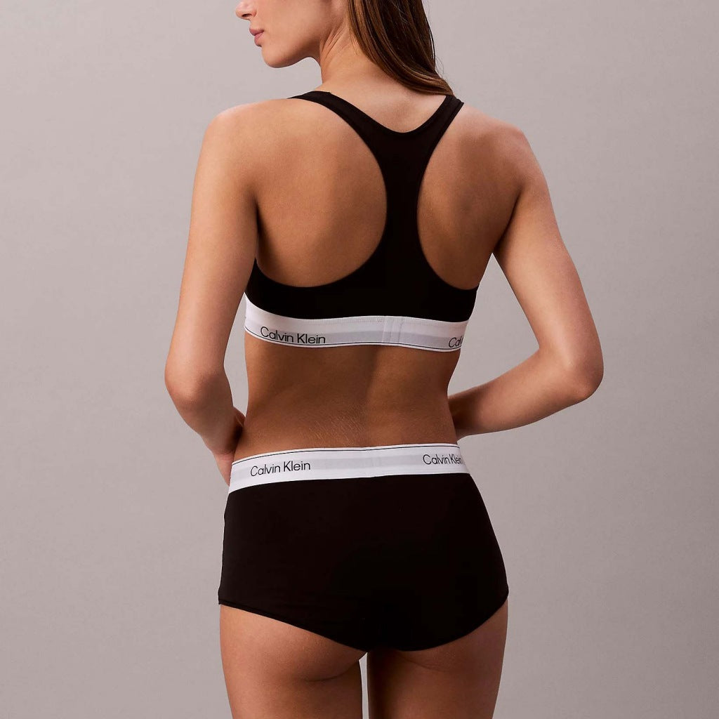 CALVIN KLEIN UNLINED BRALETTE en color NEGRO (5)