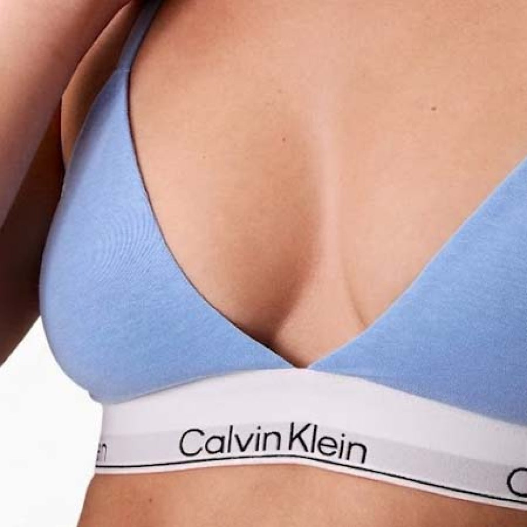 CALVIN KLEIN LIGHTLY LINED TRIANGLE en color AZUL (6)