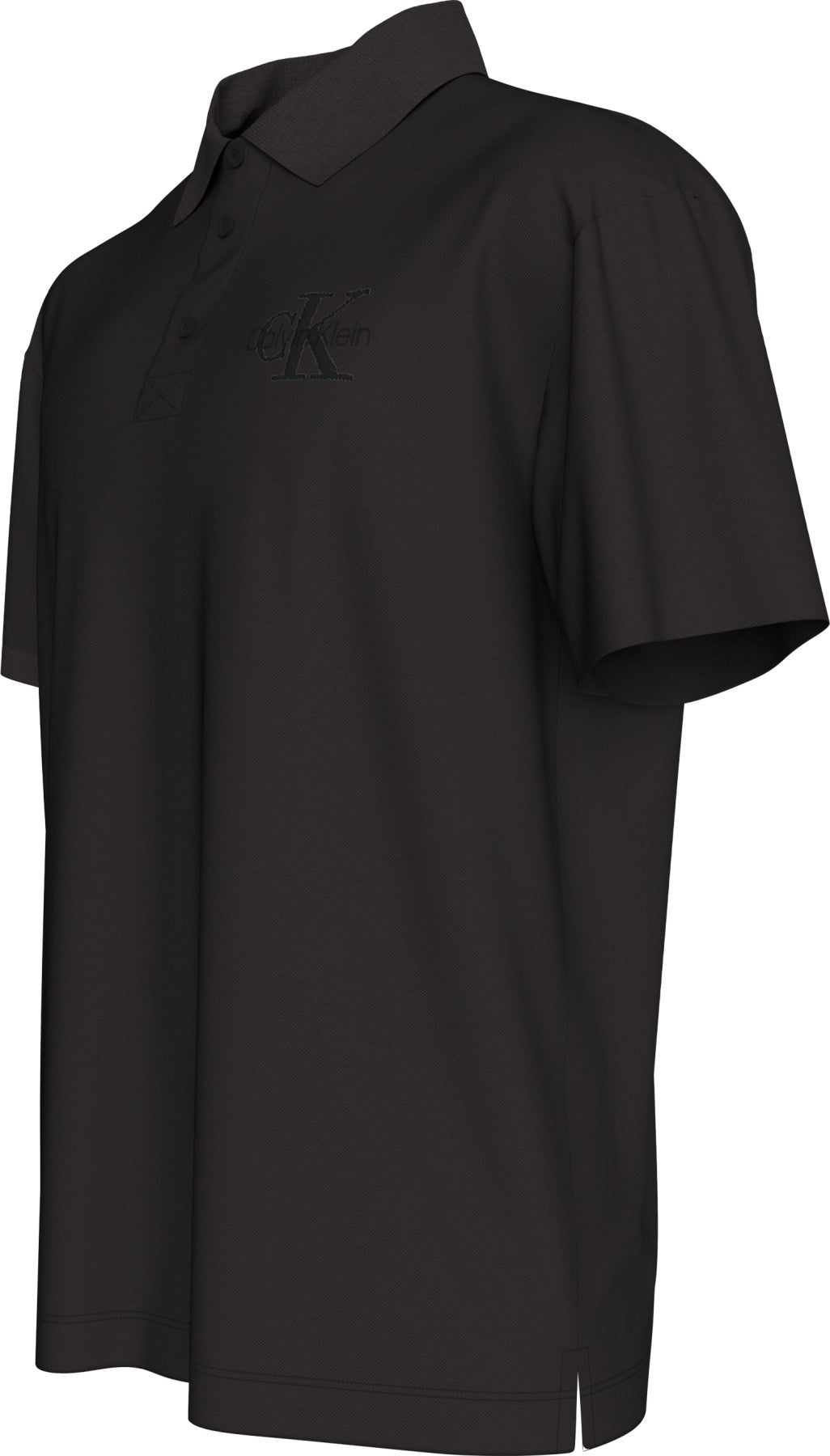 CALVIN KLEIN LVRFG MONOLOGO CASUAL PIQUE PO en color NEGRO (3)