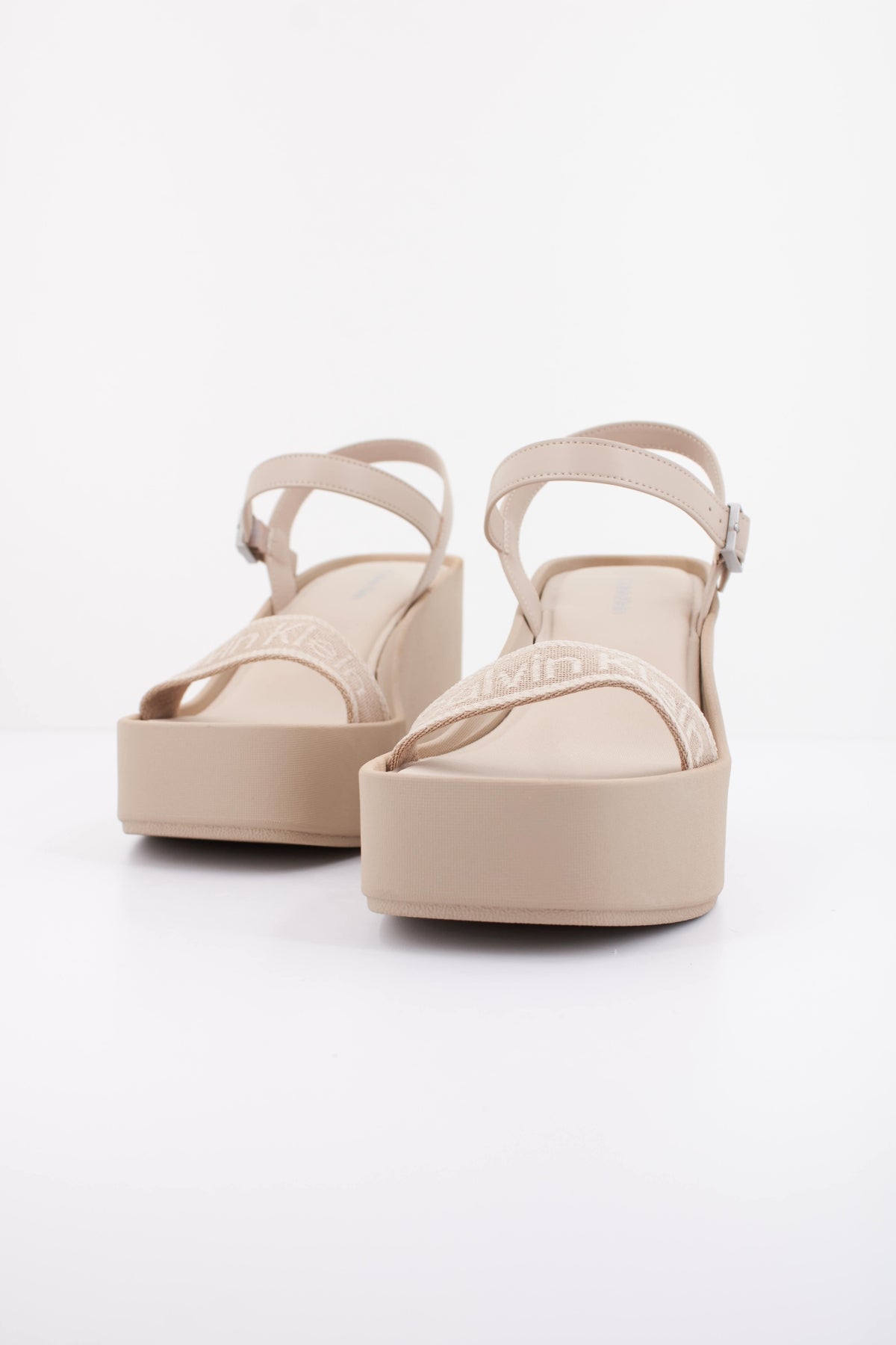 CALVIN KLEIN WEDGE SNDL WEBBING LT en color BEIS (2)
