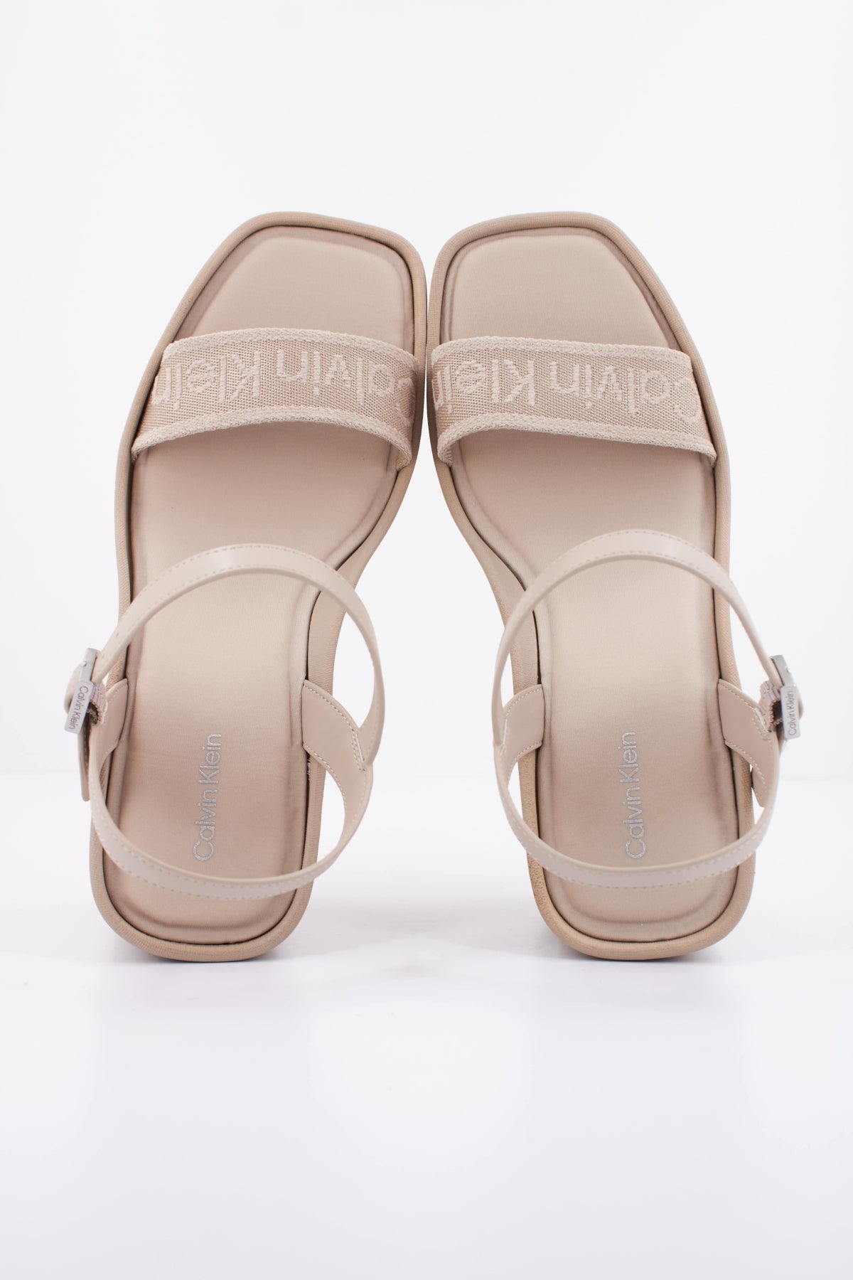 CALVIN KLEIN WEDGE SNDL WEBBING LT en color BEIS (3)