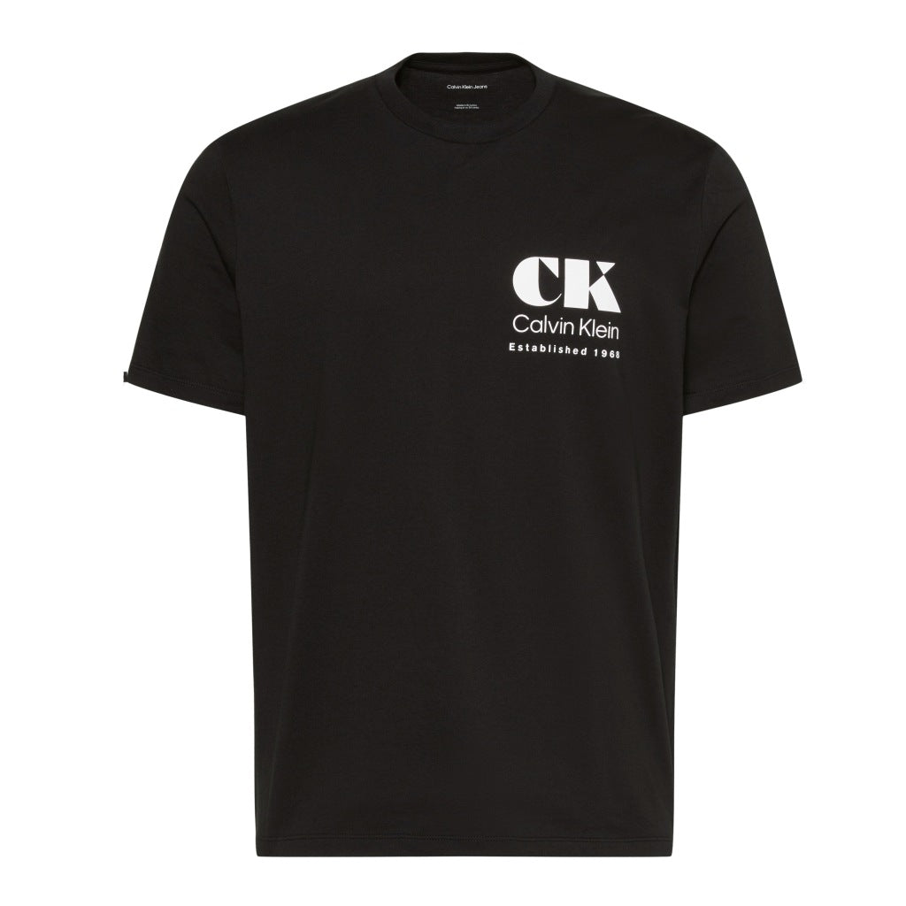 CALVIN KLEIN LVRGG EU CK RESORT GRAPHIC TEE en color NEGRO (4)