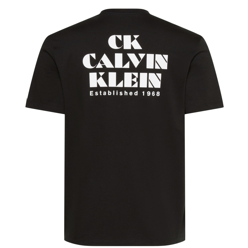 CALVIN KLEIN LVRGG EU CK RESORT GRAPHIC TEE en color NEGRO (5)