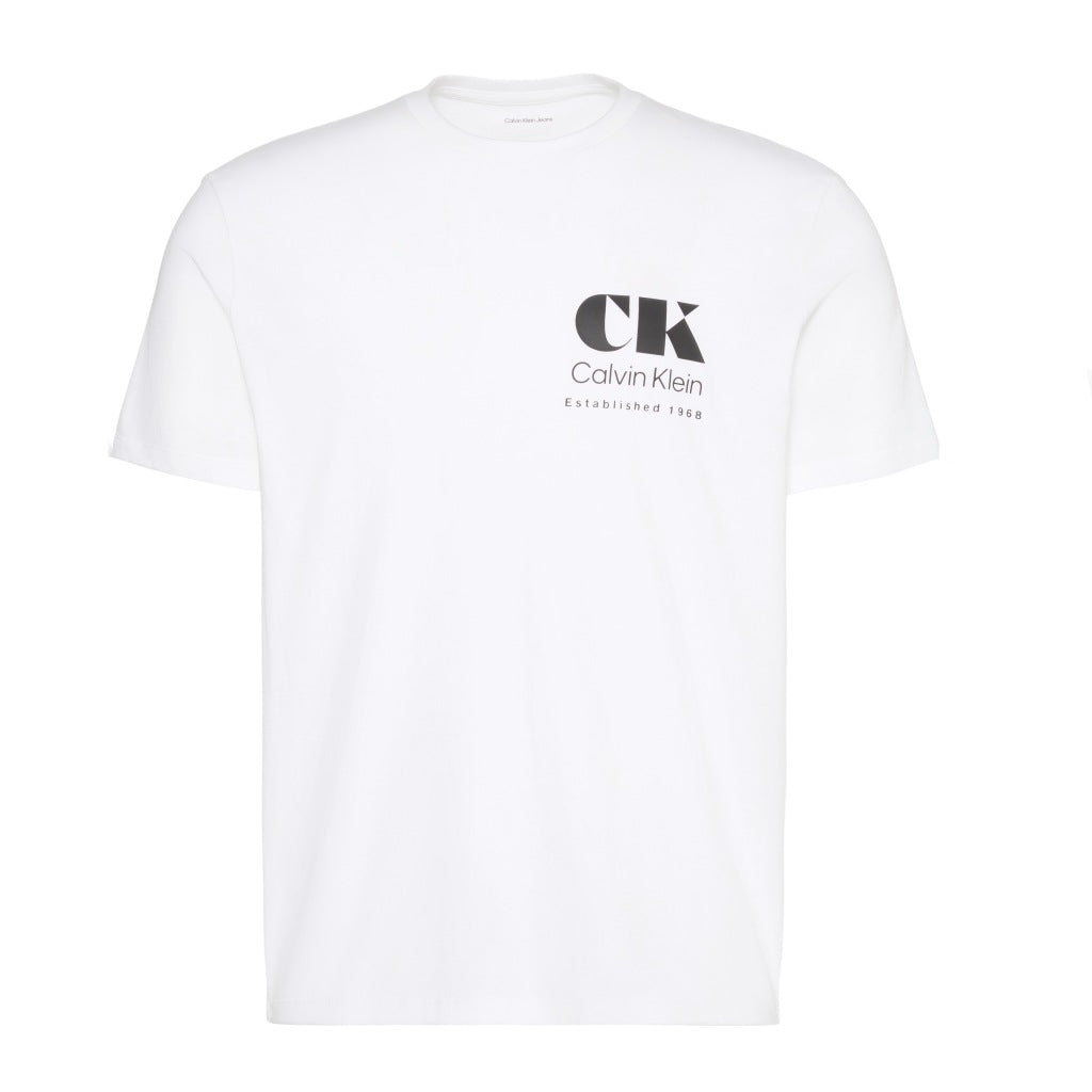 CALVIN KLEIN LVRGG EU CK RESORT GRAPHIC TEE en color BLANCO (4)