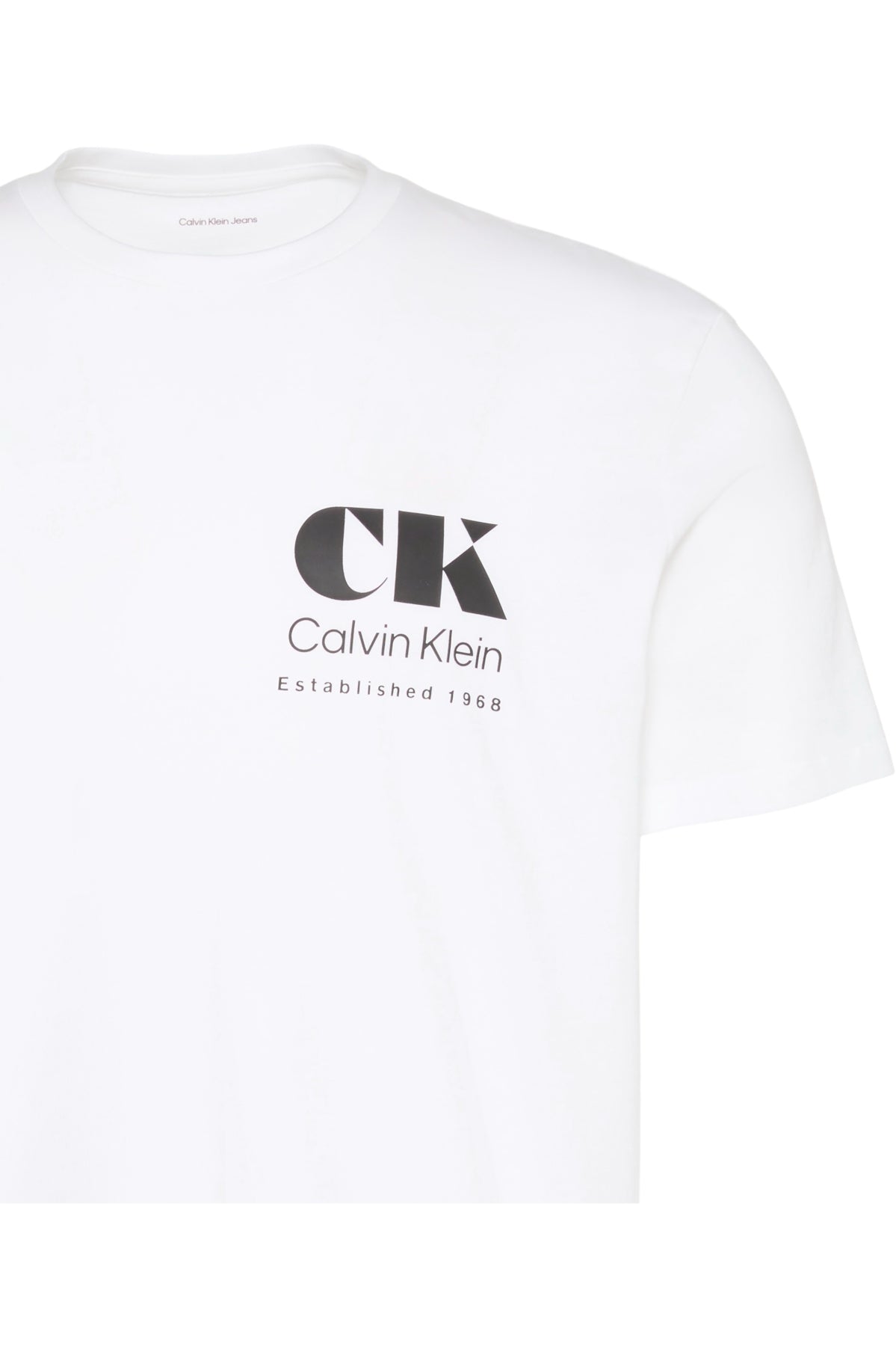 CALVIN KLEIN LVRGG EU CK RESORT GRAPHIC TEE en color BLANCO (2)