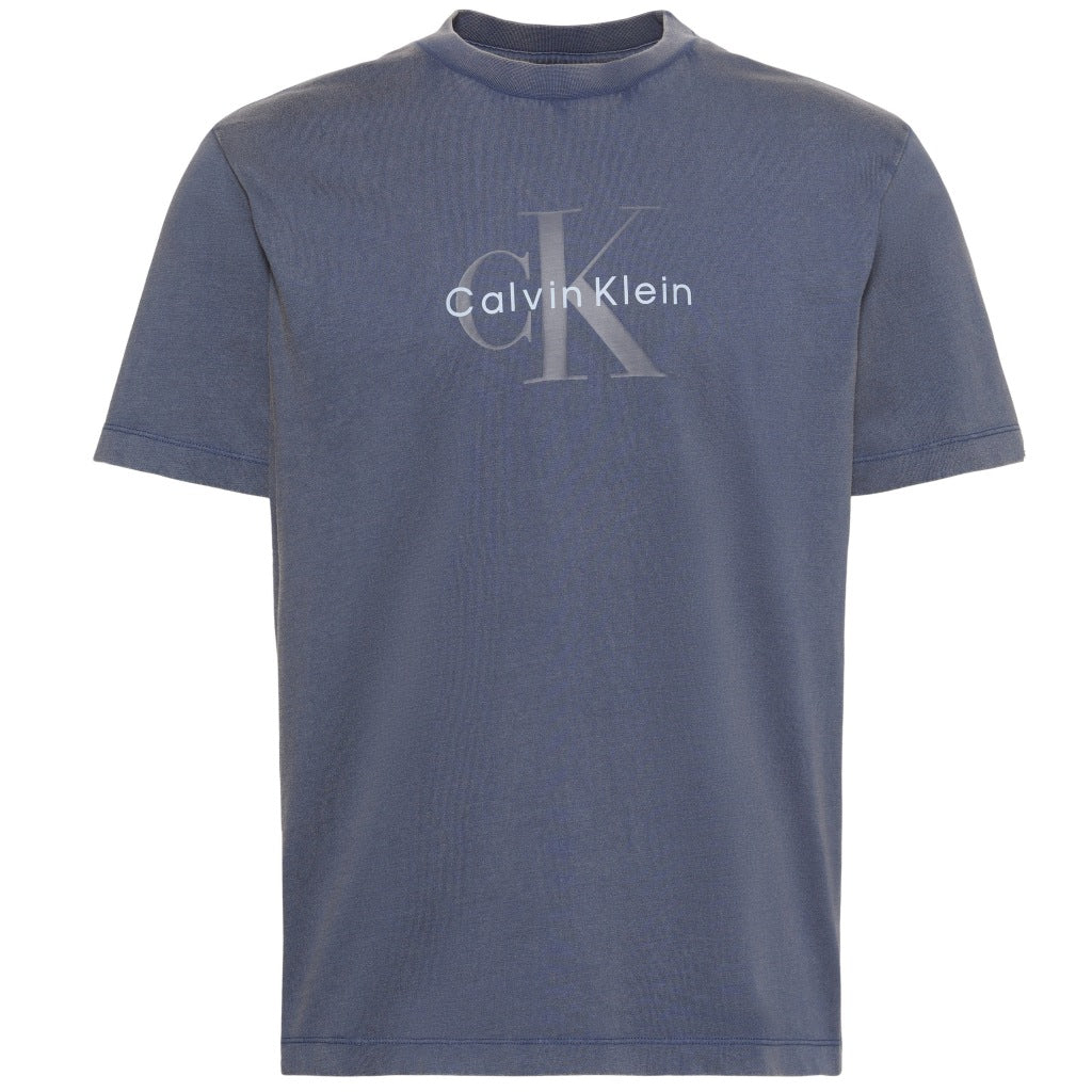 CALVIN KLEIN LVRGG ACID WASH MONOLOGO GRAPH en color AZUL (4)