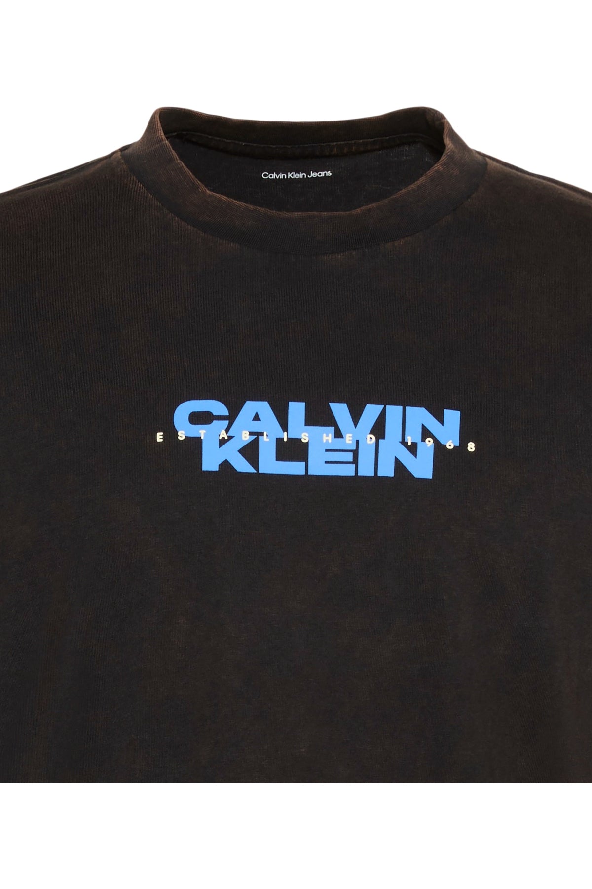 CALVIN KLEIN LVRGG WASHED SPINE GRAPHIC TEE en color NEGRO (2)