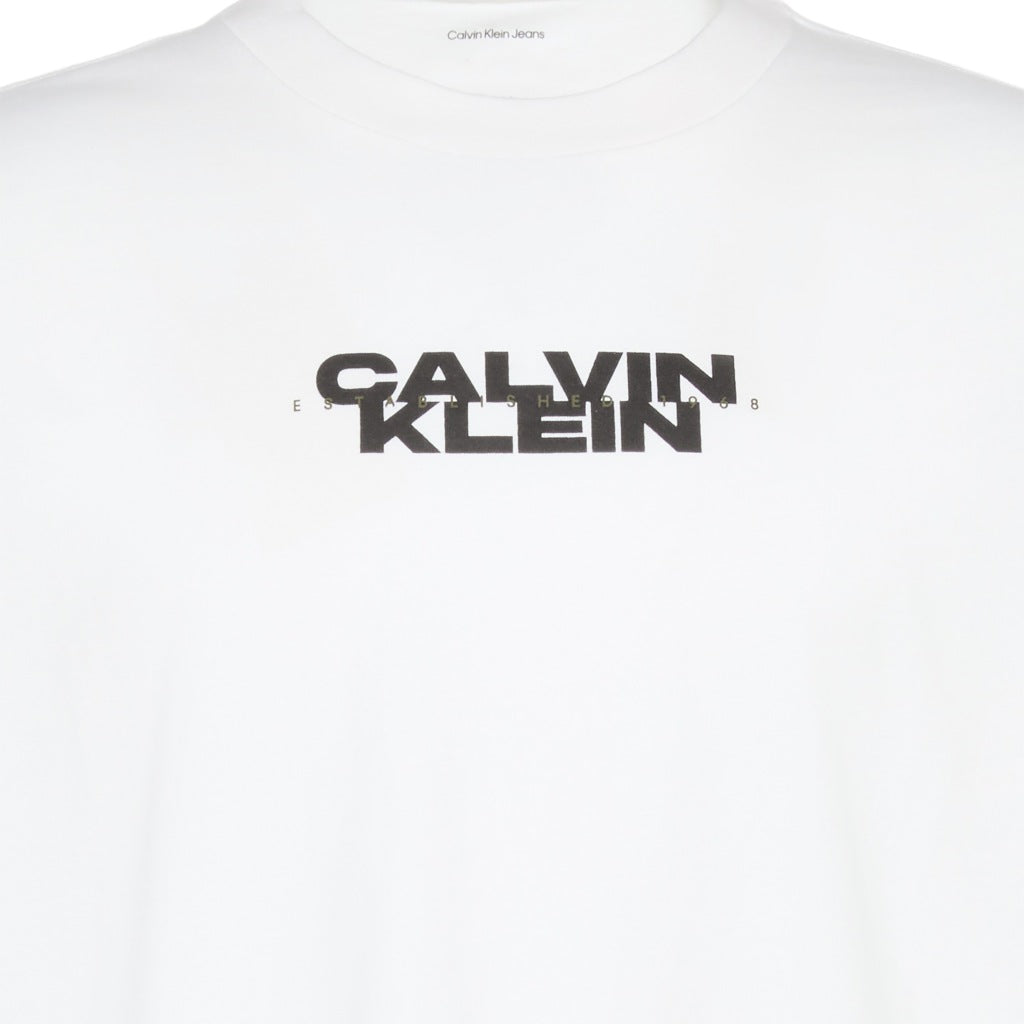 CALVIN KLEIN LVRGG WASHED SPINE GRAPHIC TEE en color BLANCO (6)