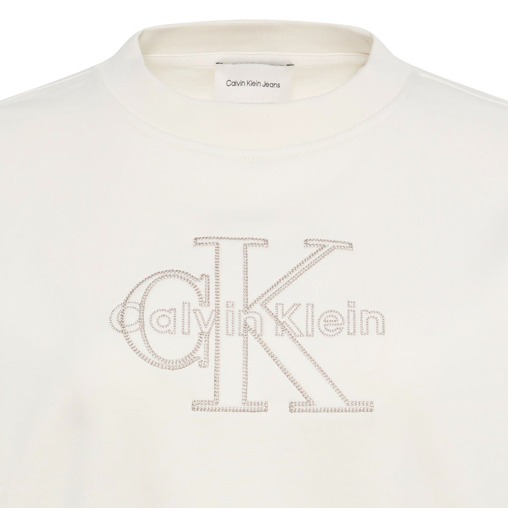 CALVIN KLEIN LVGG LS BABY TERRY SEASONAl en color BLANCO (6)