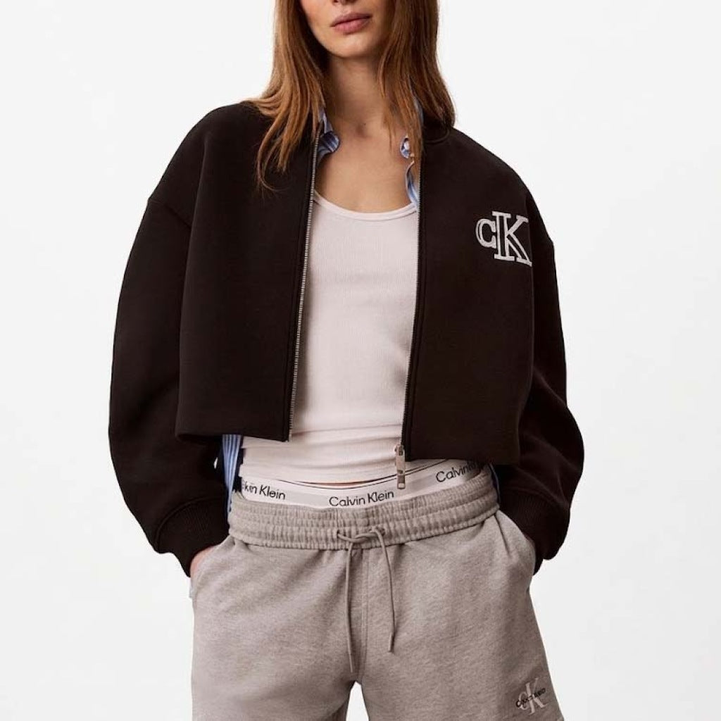 CALVIN KLEIN LVAB CROPPED SPORTY SCUBA en color NEGRO (4)