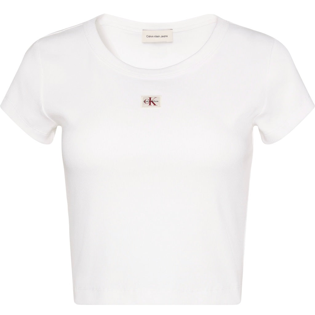 CALVIN KLEIN LVCG WOVEN LABEL X BABY en color BLANCO (4)