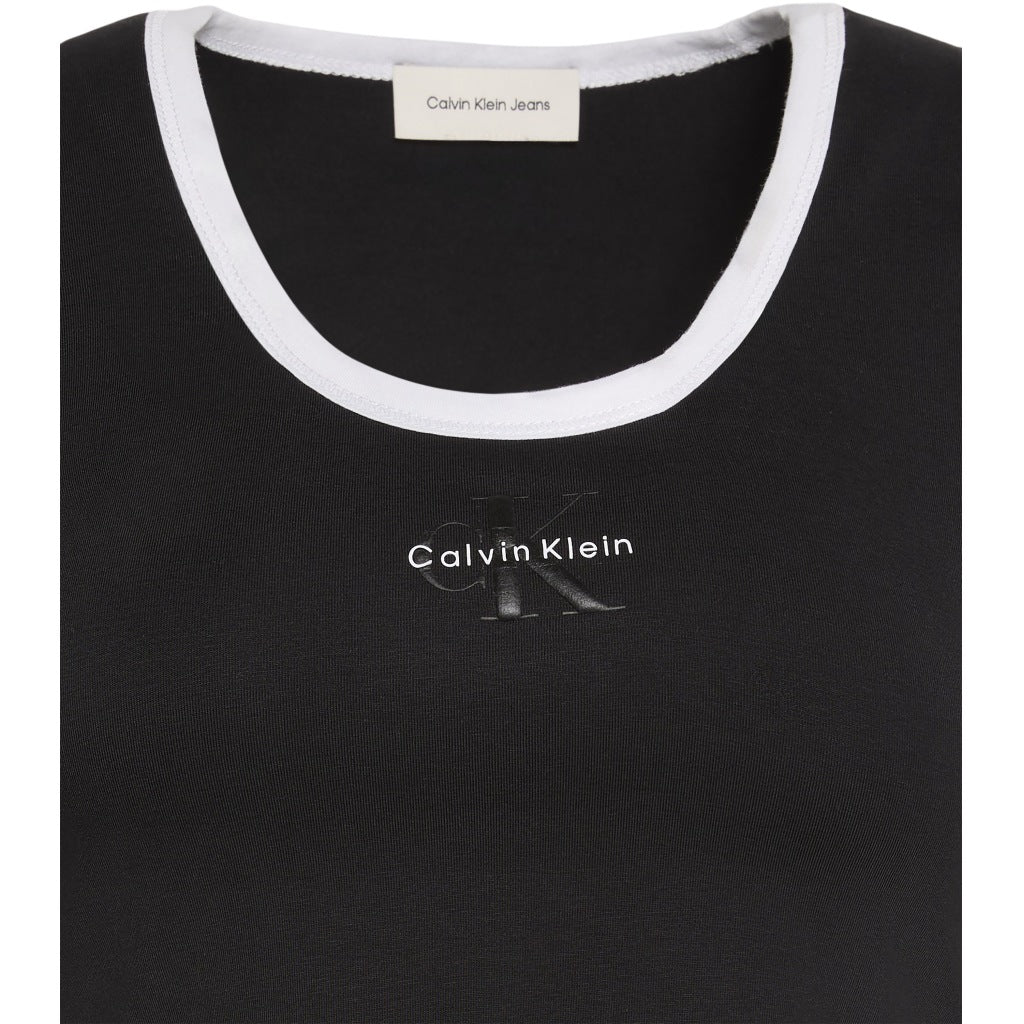 CALVIN KLEIN LVGG SS MONOLOGO SCOOP en color NEGRO (9)