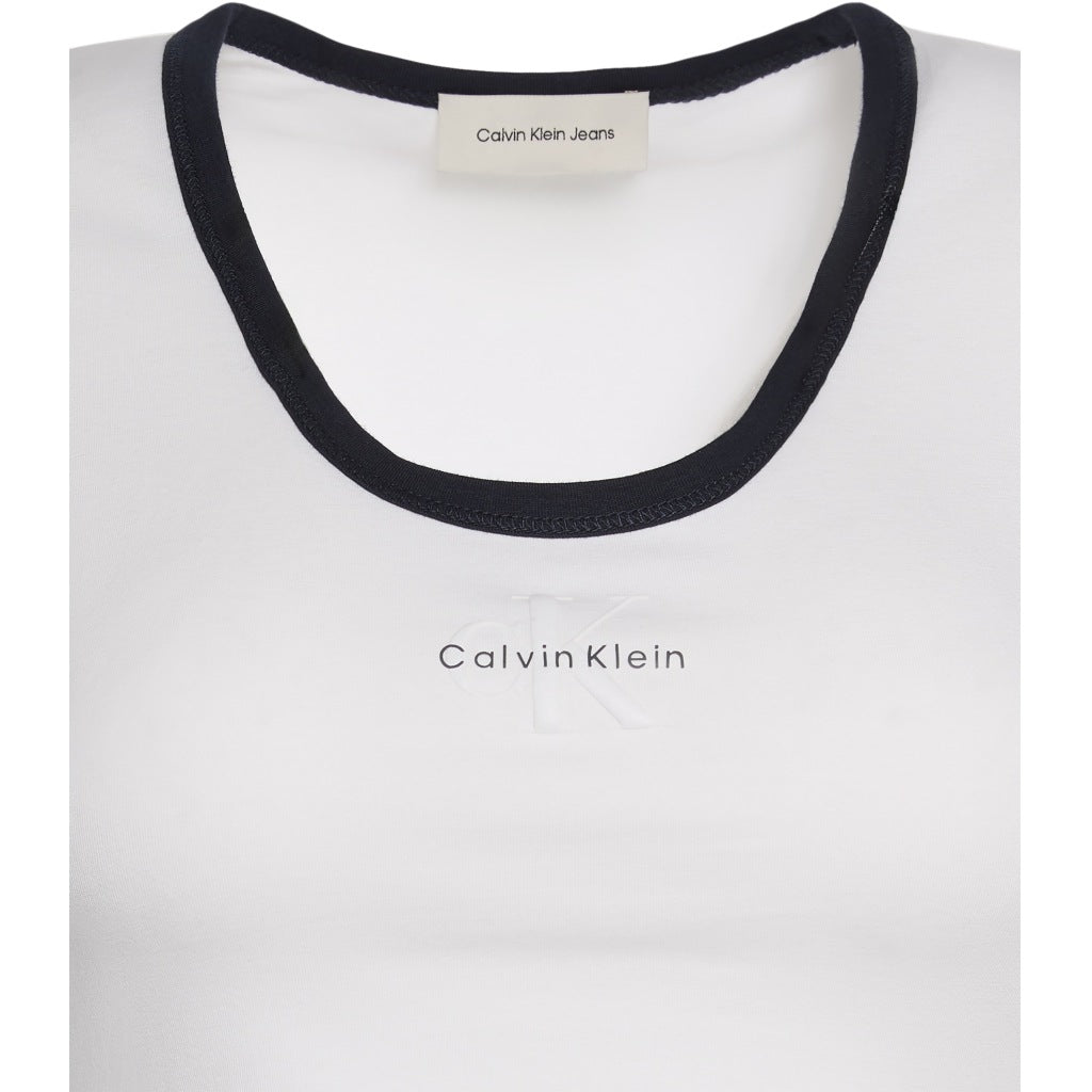 CALVIN KLEIN LVGG SS MONOLOGO SCOOP en color BLANCO (9)