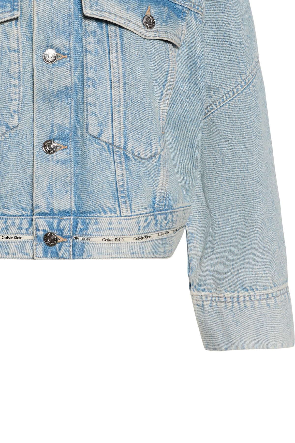 CALVIN KLEIN LVGG BRANDED BOXY DENIM en color AZUL (3)