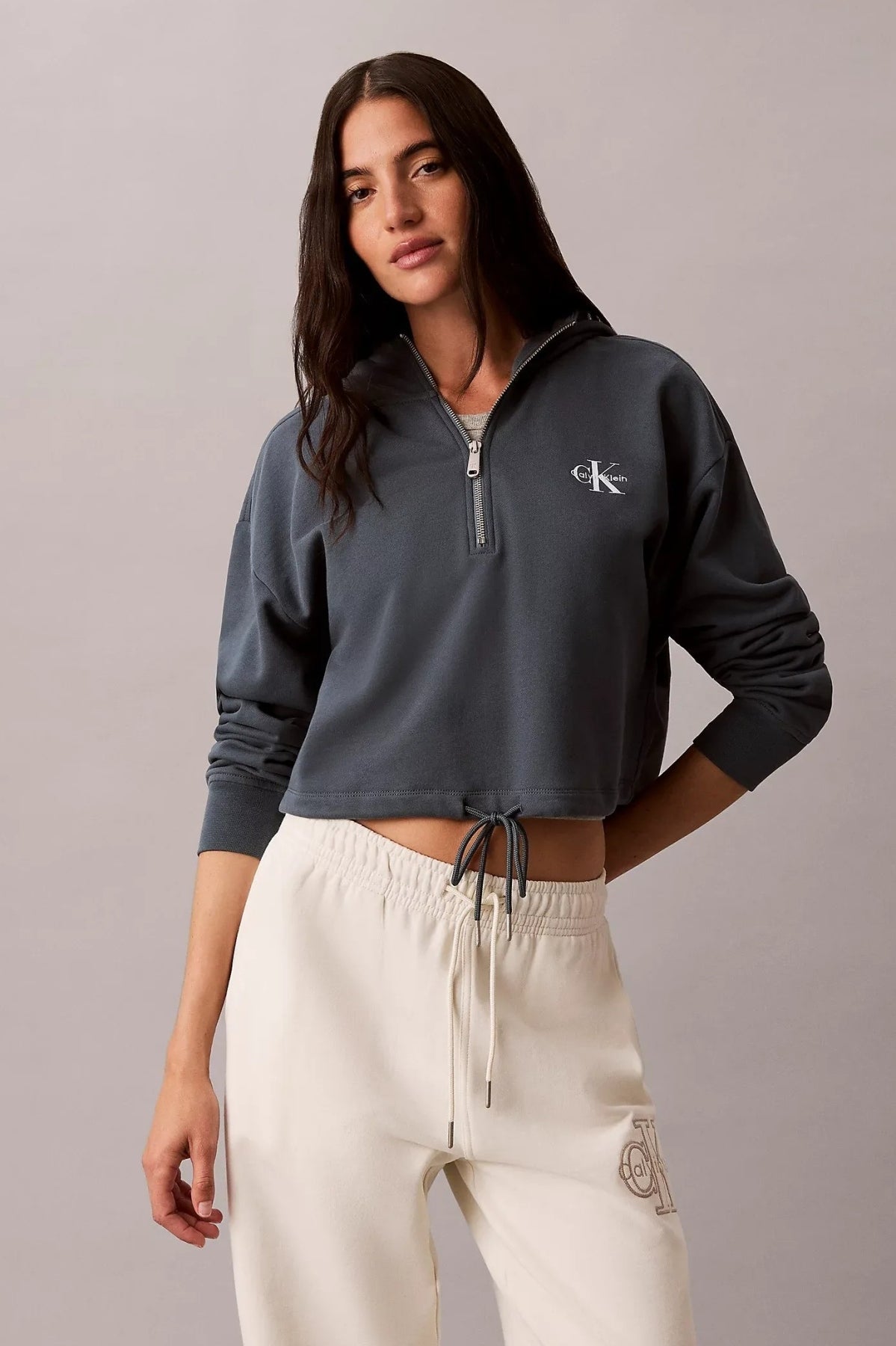 CALVIN KLEIN LVGG LS MONOLOGO TERRY en color VERDE (1)