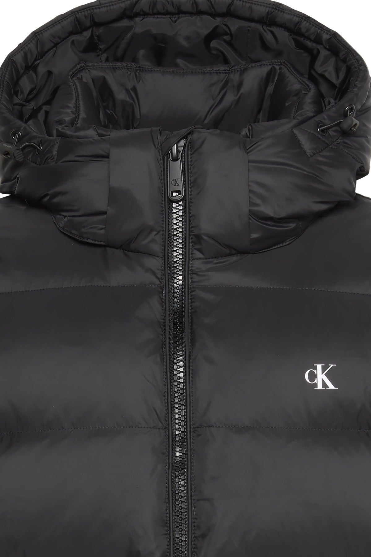 CALVIN KLEIN LVRGG NYLON ZIP OFF HOOD DOWN en color NEGRO (3)