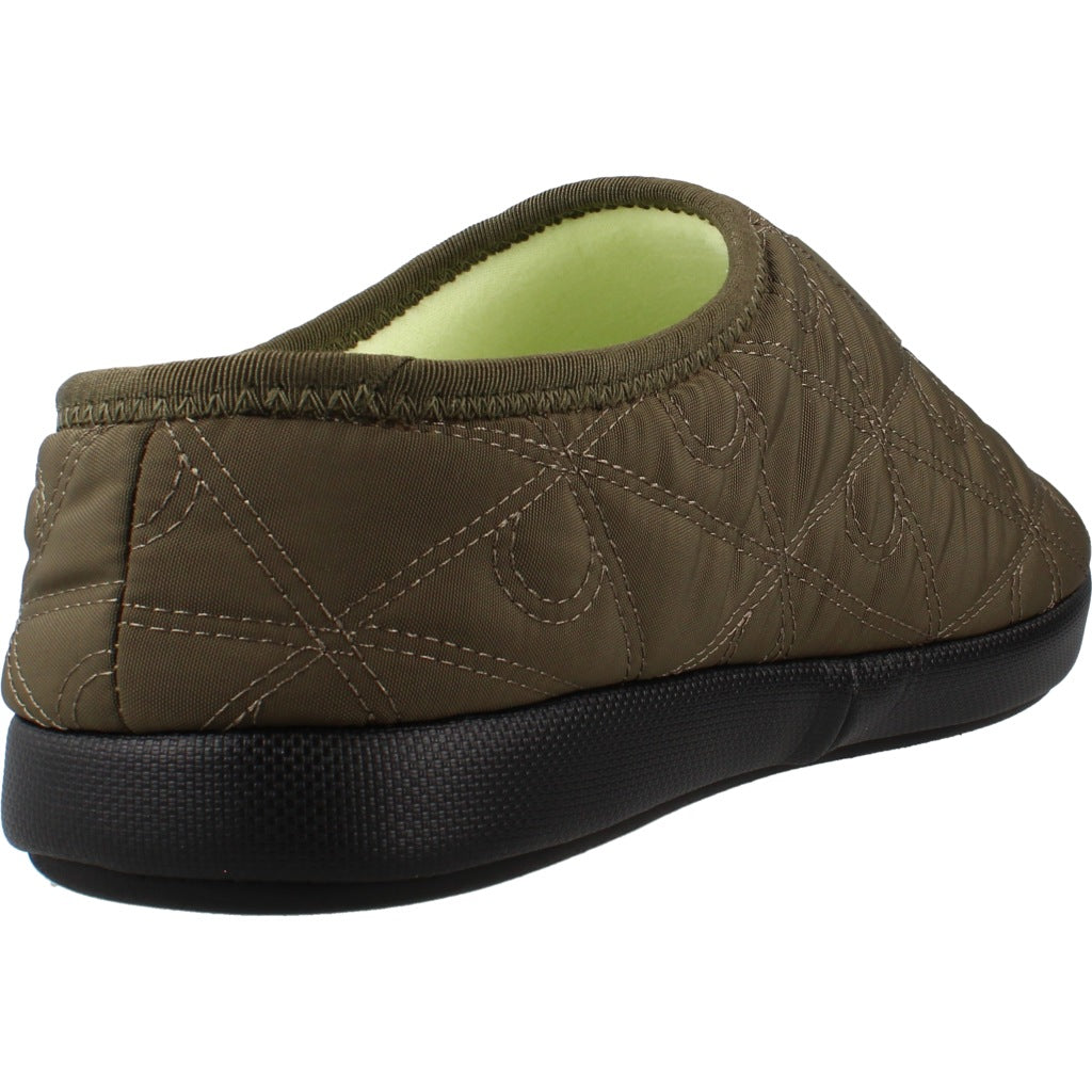 CALVIN KLEIN HMHM HOME SLIPPER QUILTED RIP en color VERDE (3)