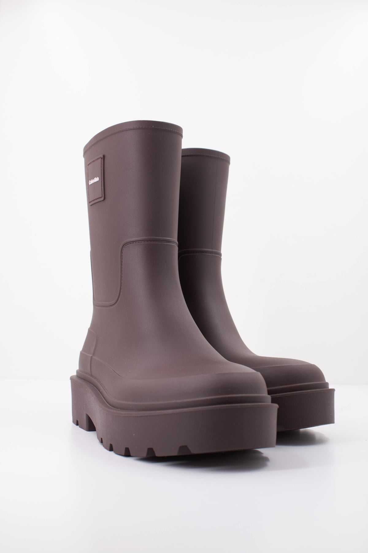 CALVIN KLEIN HWHW RAINBOOT RUBBER en color BURDEOS (2)