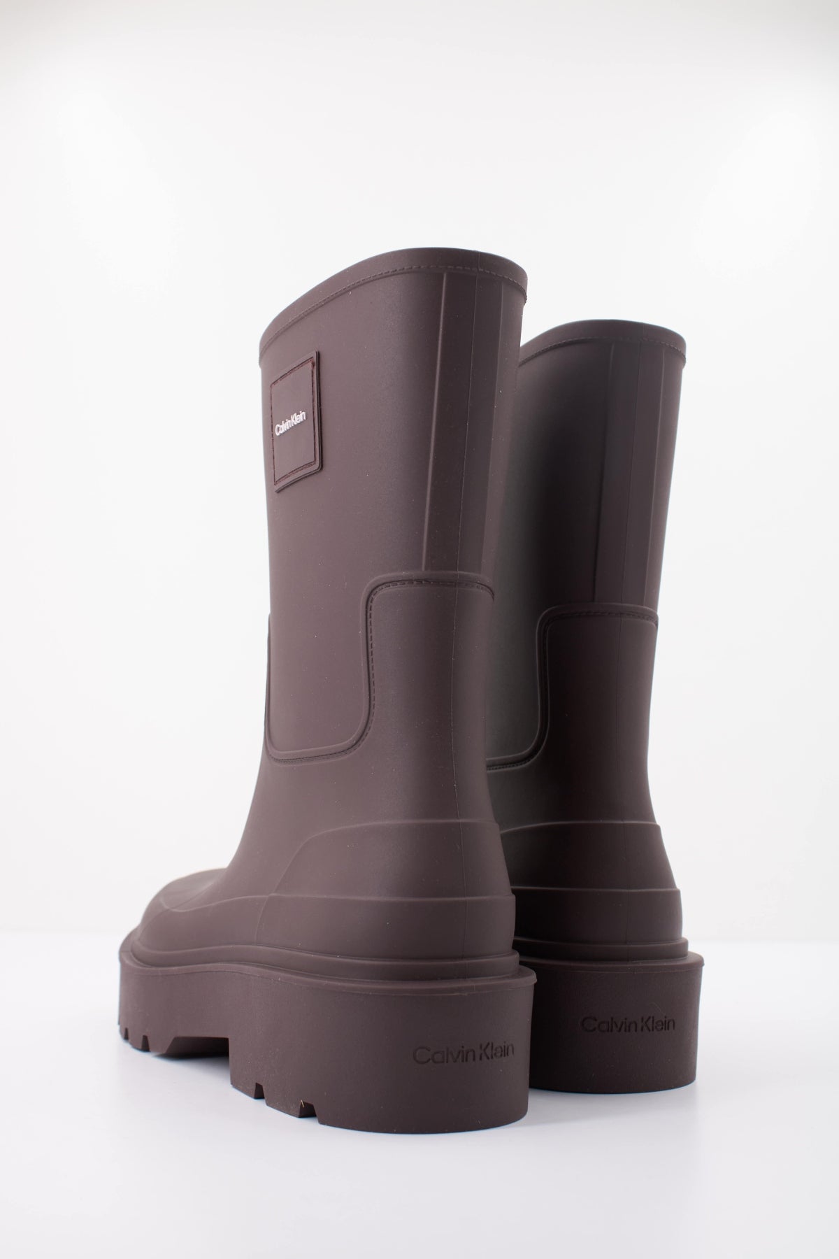 CALVIN KLEIN HWHW RAINBOOT RUBBER en color BURDEOS (4)