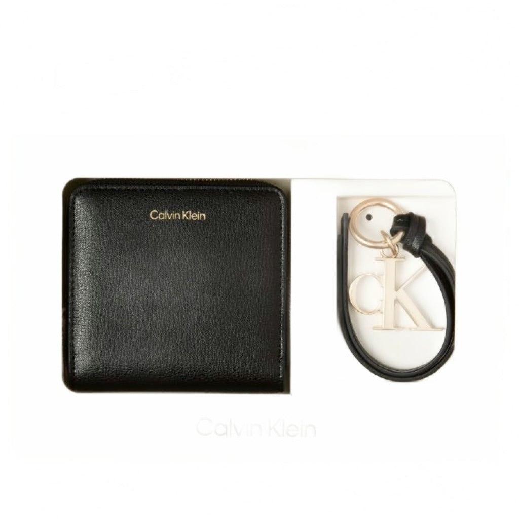 CALVIN KLEIN LVFG CK WALLET CK KEY FOB en color NEGRO (4)