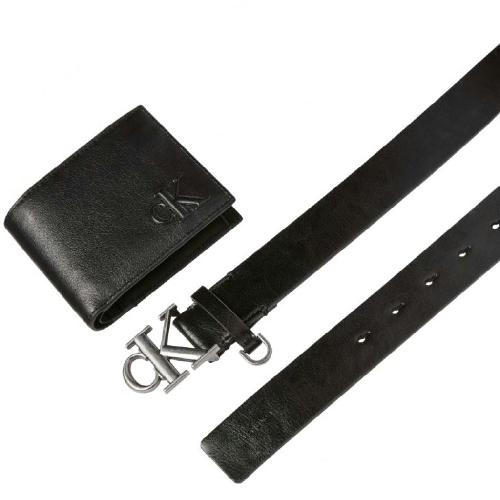 CALVIN KLEIN LVDG CK WALLET BELT en color NEGRO (4)