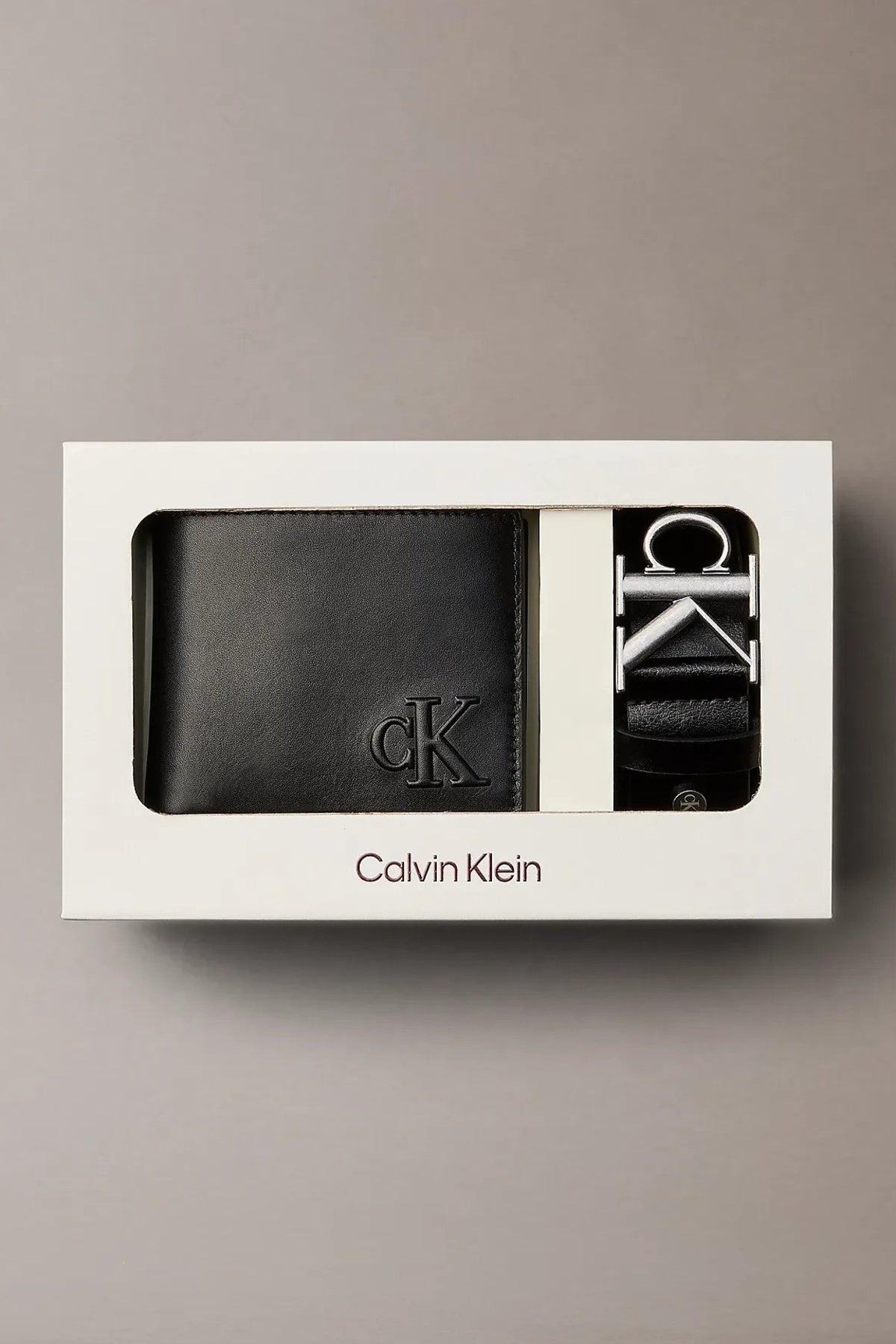 CALVIN KLEIN LVDG CK WALLET BELT en color NEGRO (1)
